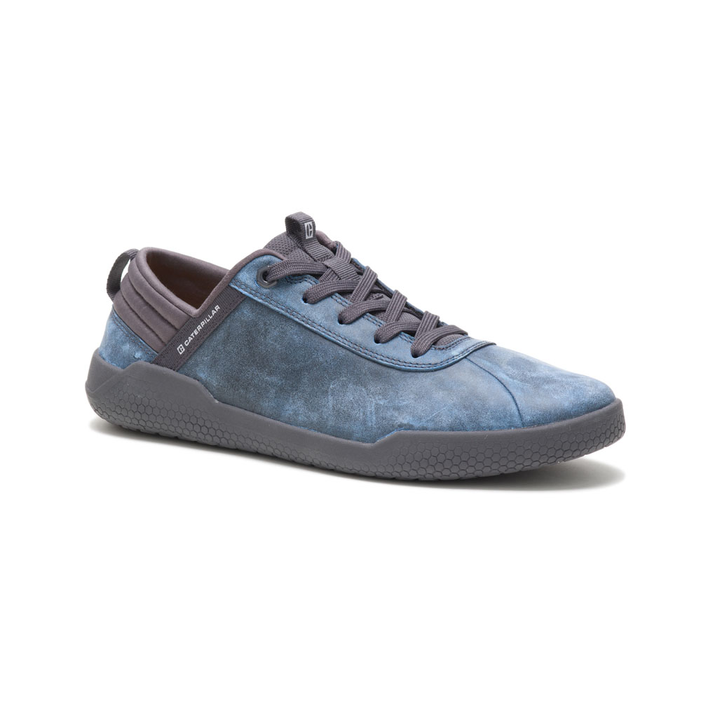 Caterpillar Hex - Mens Casual Shoes - Navy - NZ (296YMLAFX)